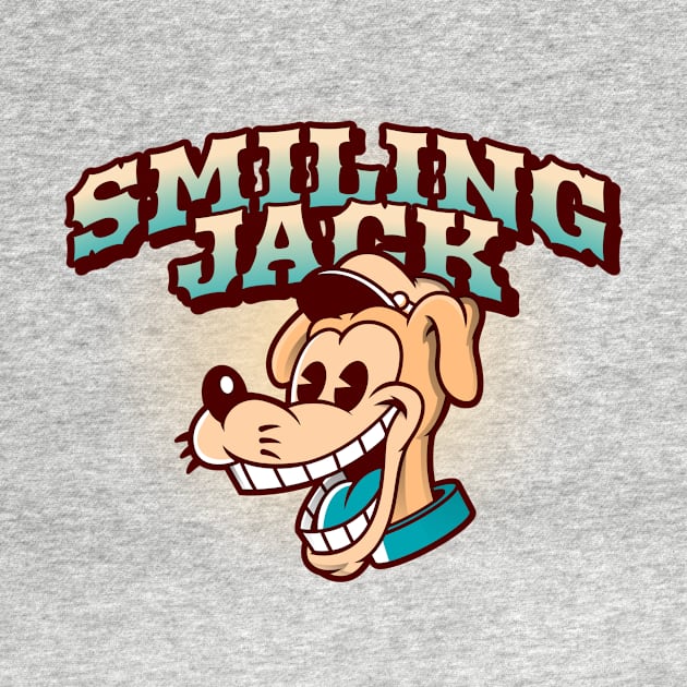 Cuphead Vintage Cartoons Smiling Jack by Tip Top Tee's